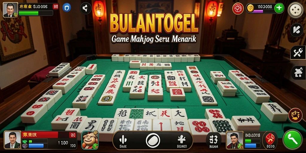 Gameplay menarik BULANTOGEL dengan desain Mahjong yang mengagumkan.