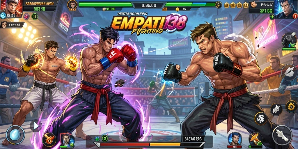 Tampilan gameplay seru di <strong>EMPATI138</strong> dengan pertarungan mendebarkan.