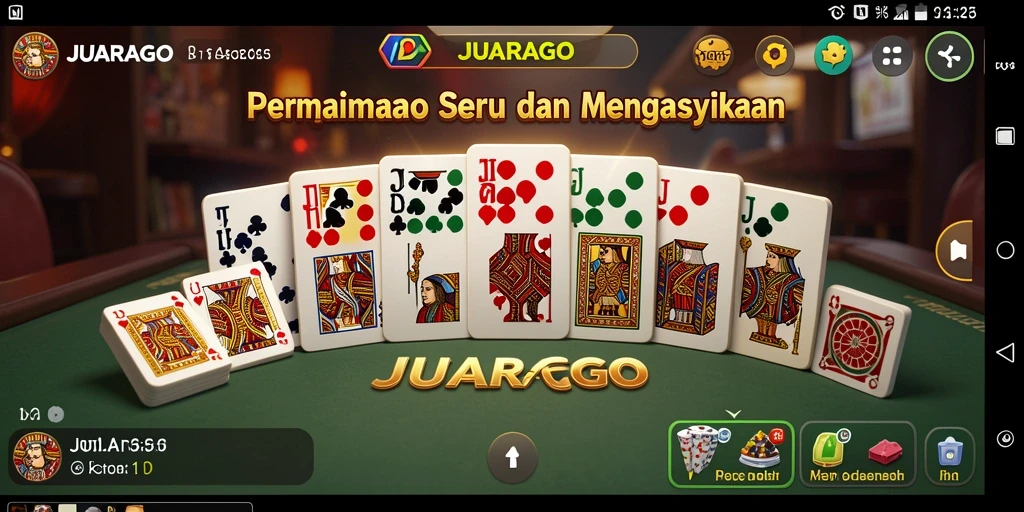 Tampilan gameplay JUARAGO yang menarik dan seru.