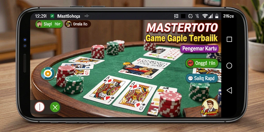 Tampilan menarik dari gameplay Gaple di MASTERTOTO.