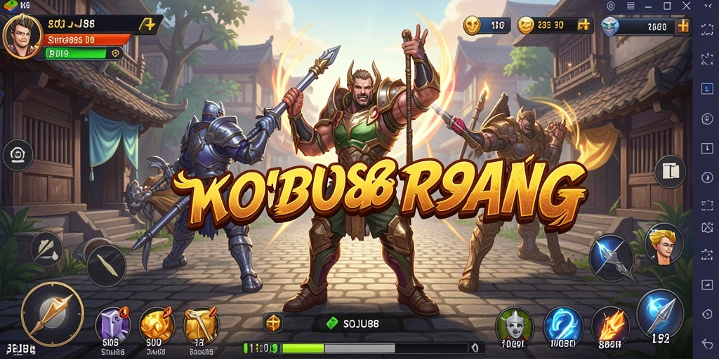 Tampilan screenshot menunjukkan gameplay strategi yang mendebarkan.