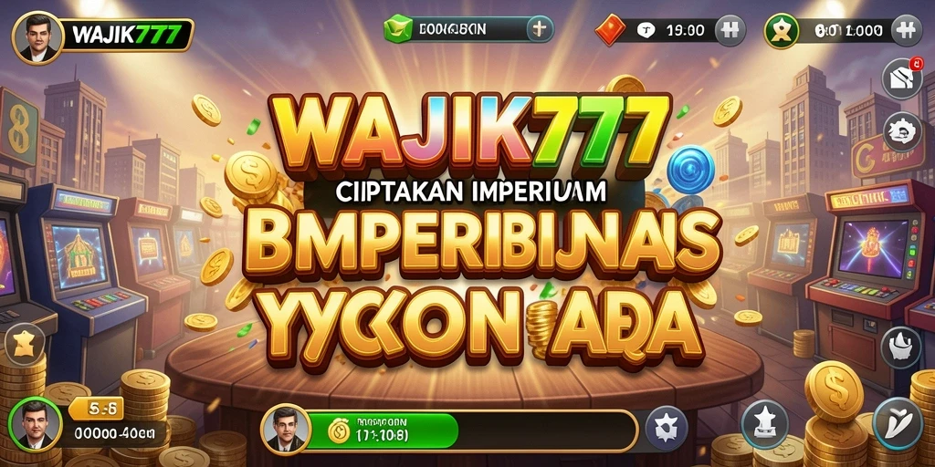 Screenshot gameplay WAJIK777 menampilkan aksi seru mengelola bisnis.
